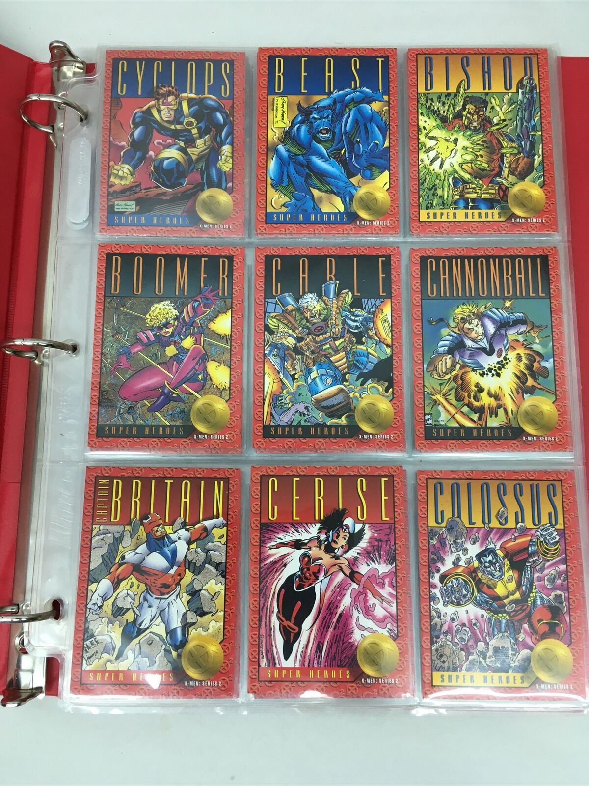 1993 Marvel Skybox X-Men Series 2 Trading Cards Near COMPLETE BASE SET 99/100