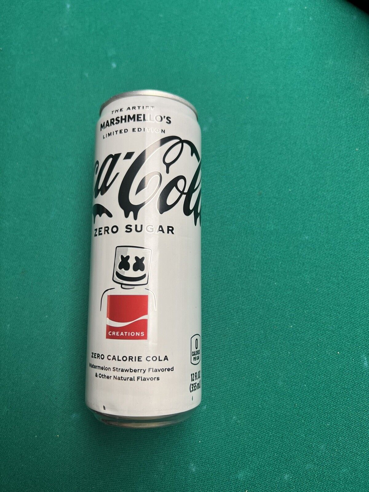 COCA-COLA Marshmallow Artist Creations Limited Edition Coke Zero Sugar Limited