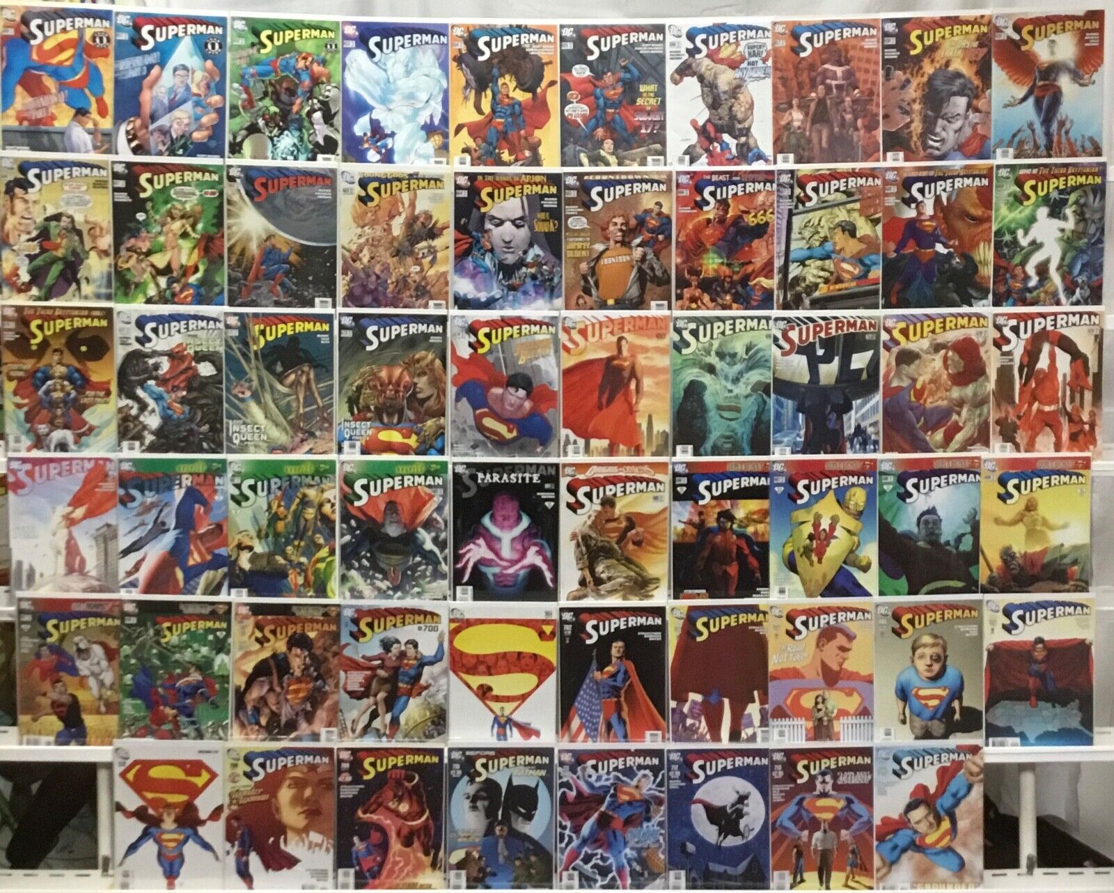 DC Comics Superman Run Lot 650-714 Missing 689, 691-696 VF/NM 2006