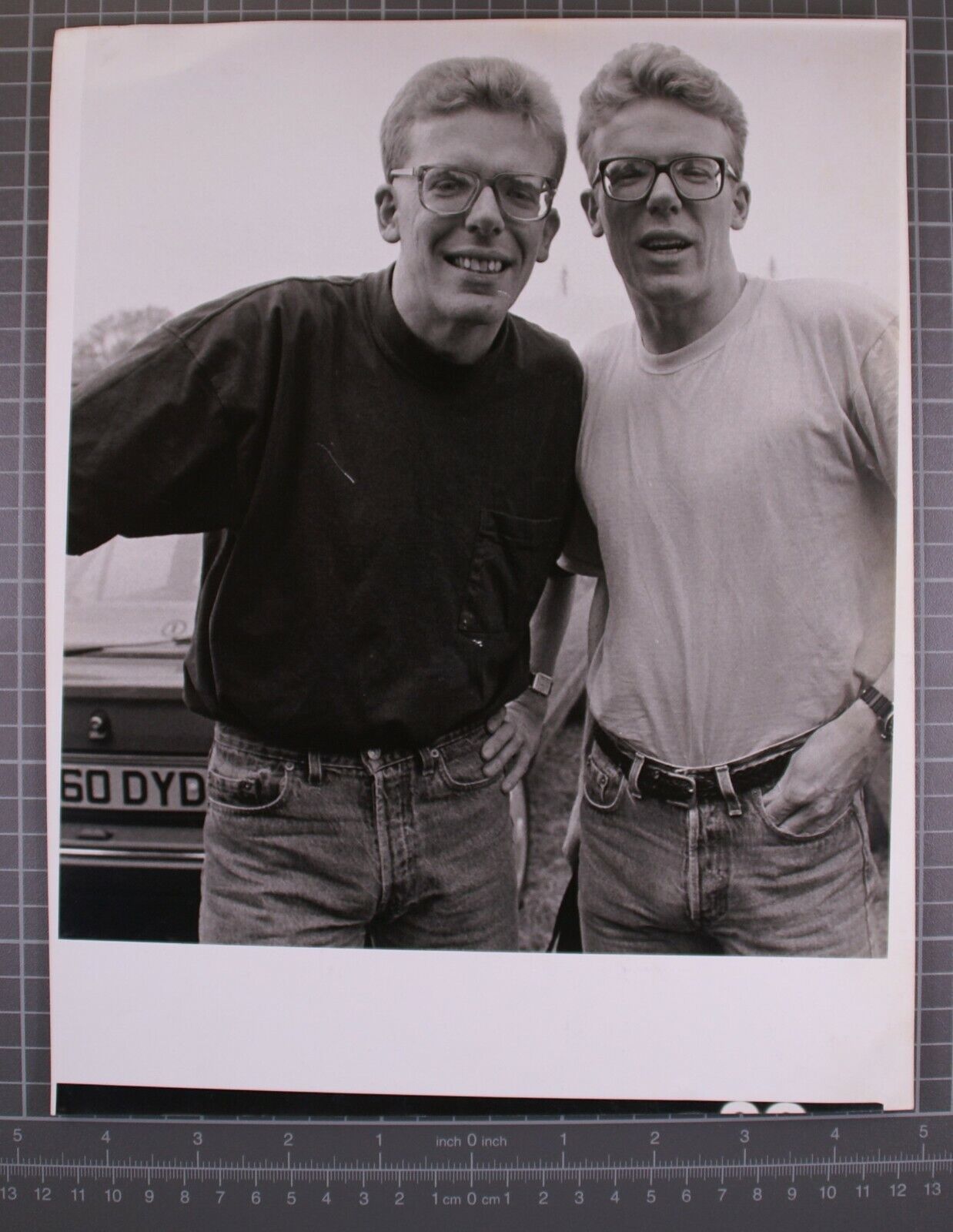 The Proclaimers Photograph Original Vintage Promotion Stamped Circa Early 1980s