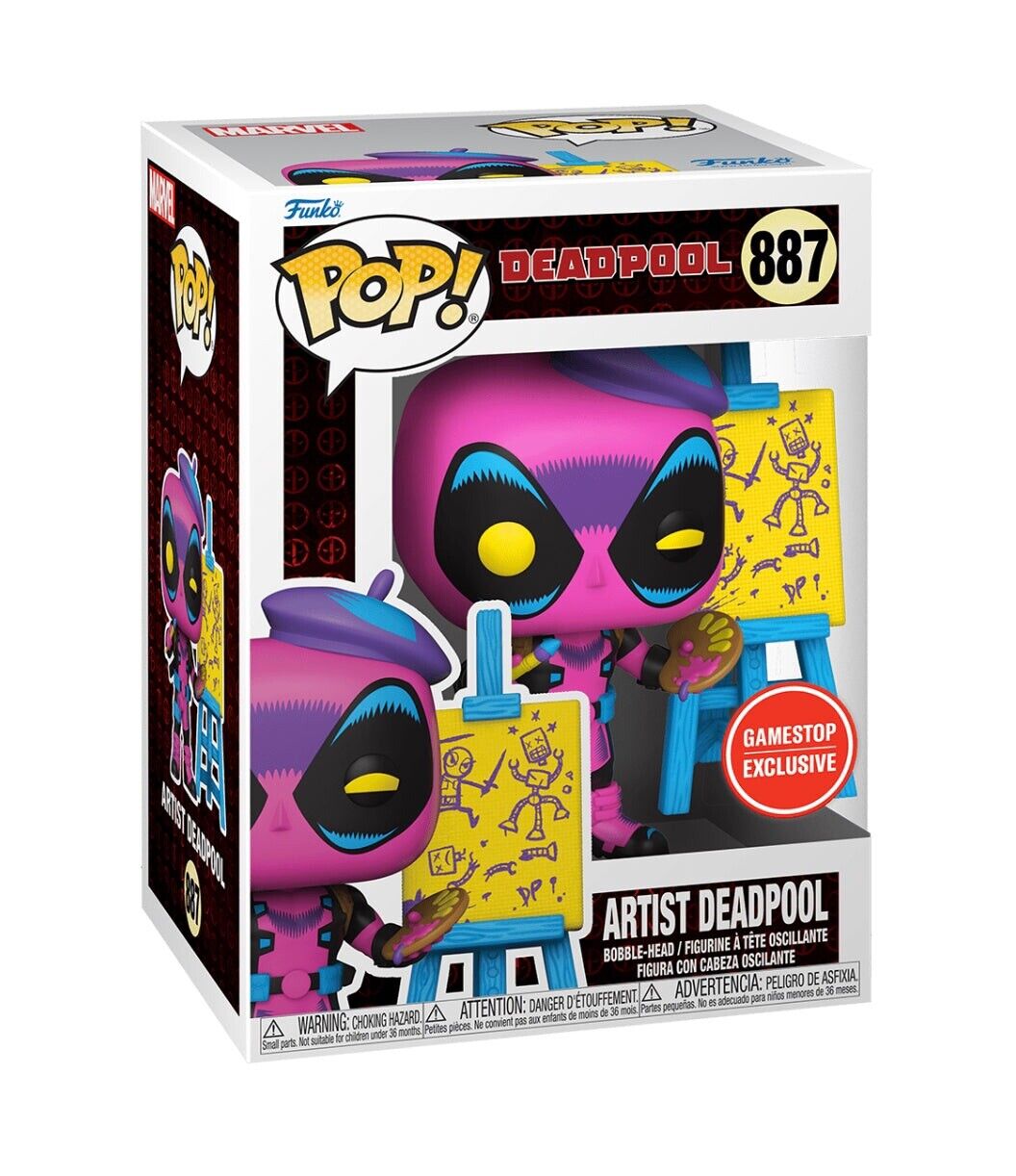 Funko Pop Deadpool: Artist Deadpool 887 Vinyl Figure