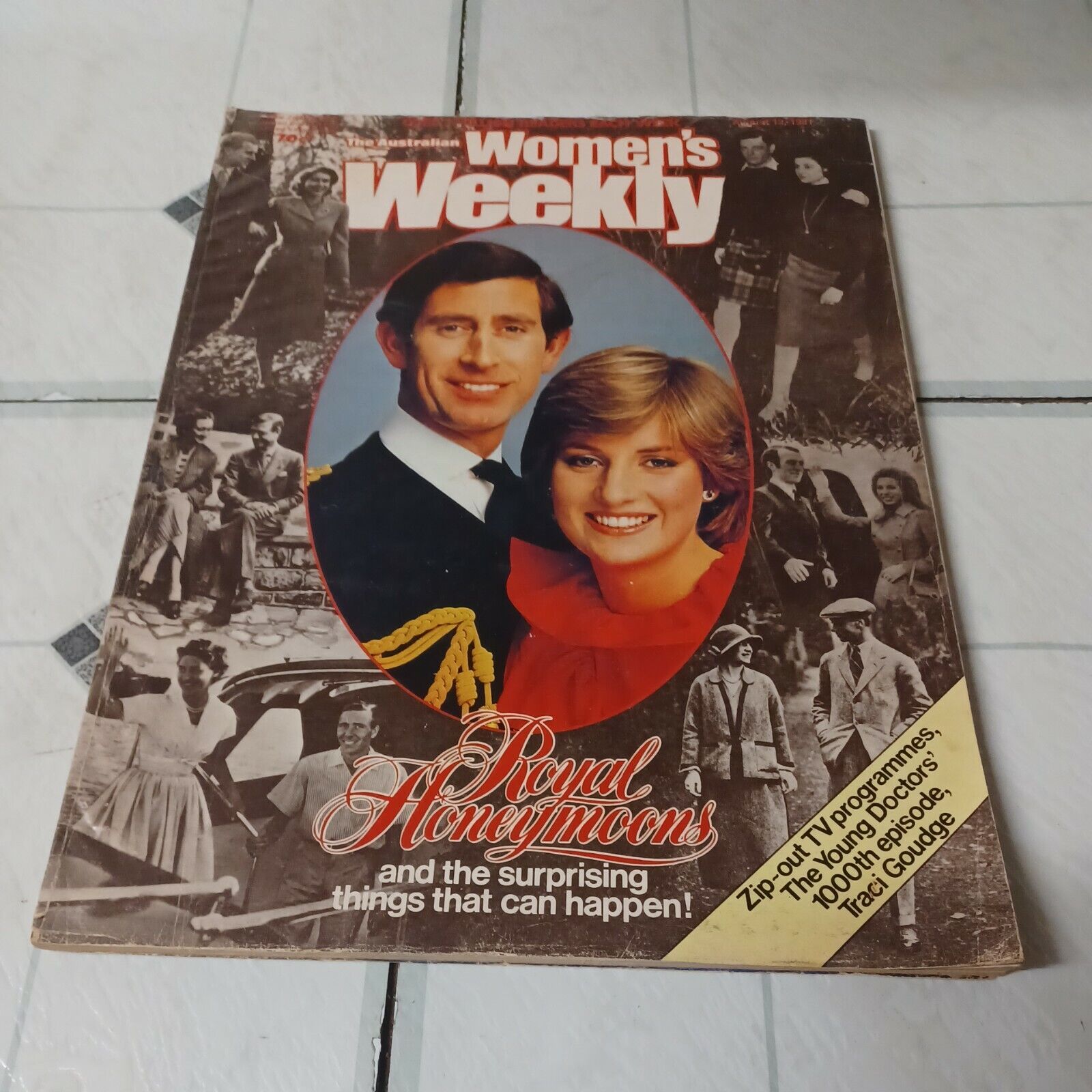 Australian Women\'s Weekly magazine 1981 Charles and Diana Honeymoon