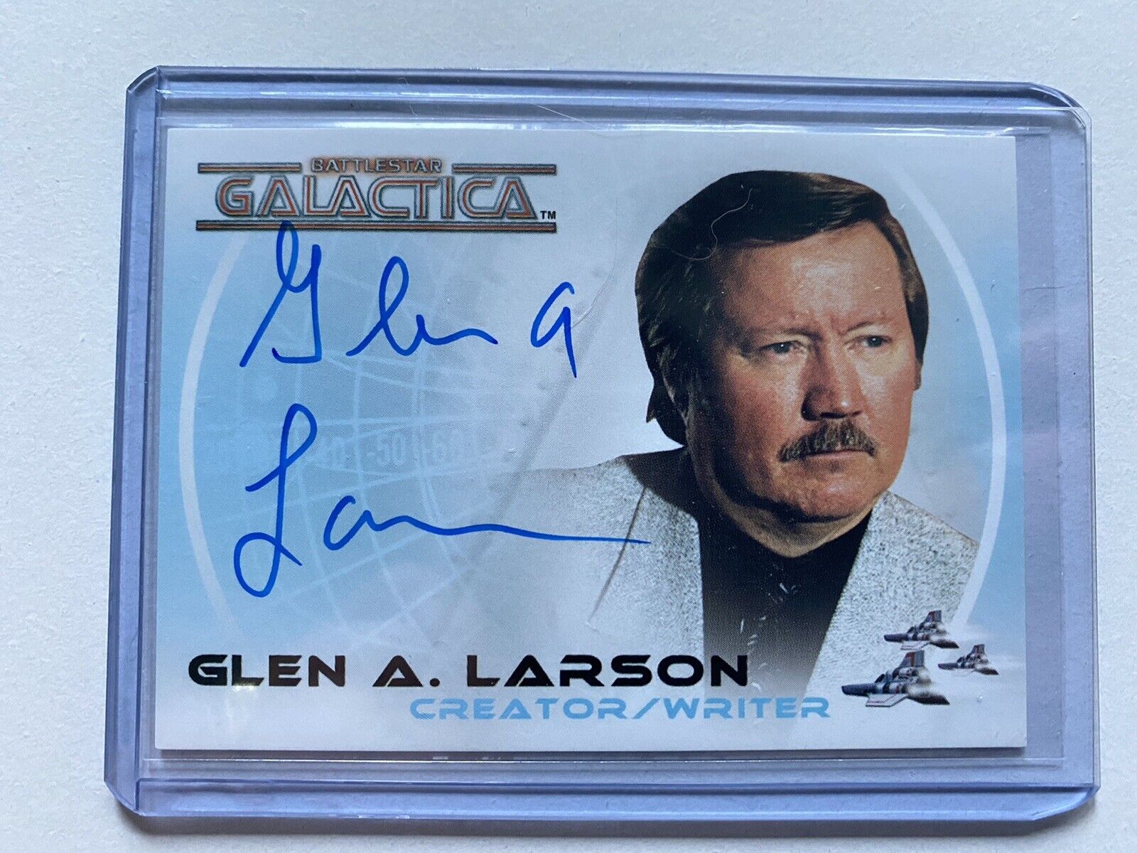 Battlestar Galactica Autograph A19 Glen A Larson Complete Colonial