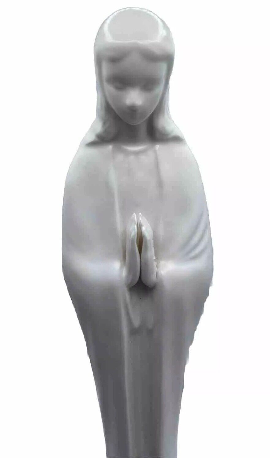 Vintage Madonna Virgin Mary Porcelain Figurine 12” Napcoware Japan  