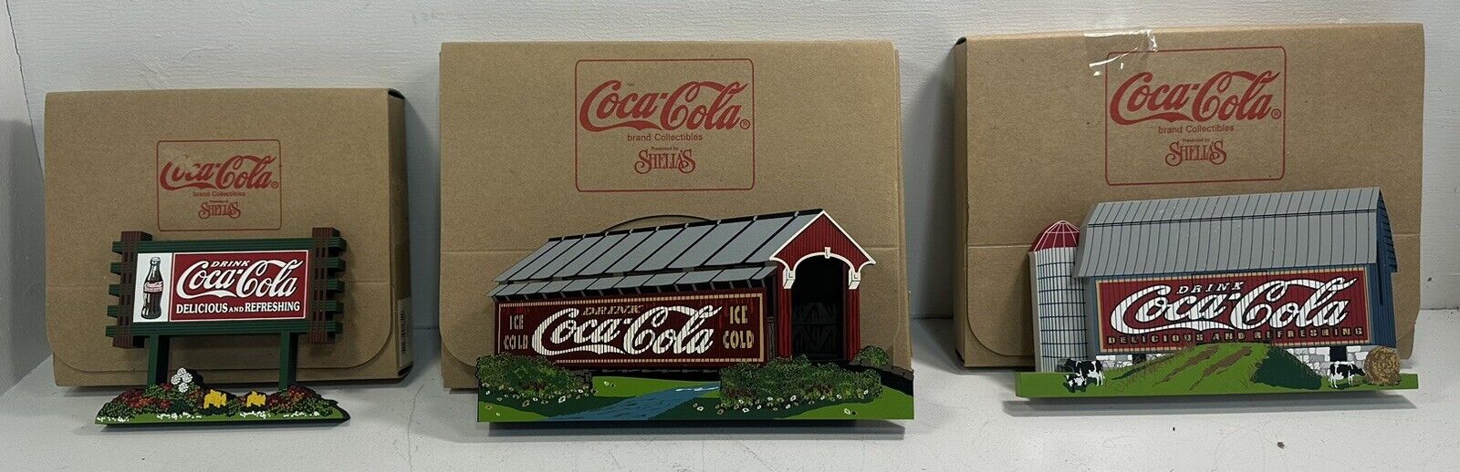Sheila’s Coca-Cola Brand Collectibles Vintage Wooden Cok04 Cok05 Cok06 Coke