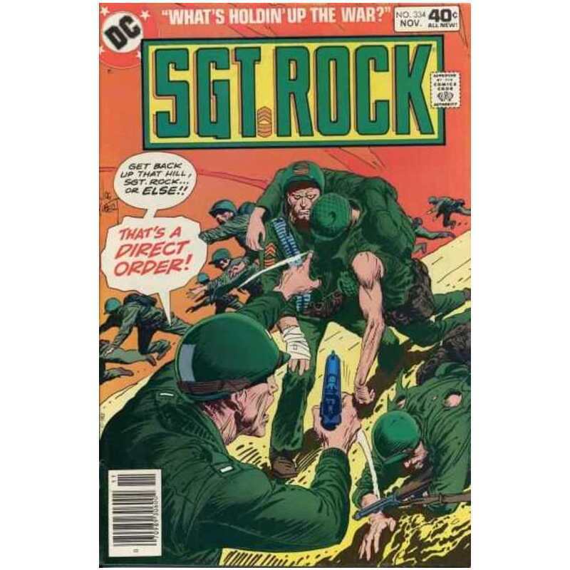 Sgt. Rock #334 in Very Fine condition. DC comics [j|