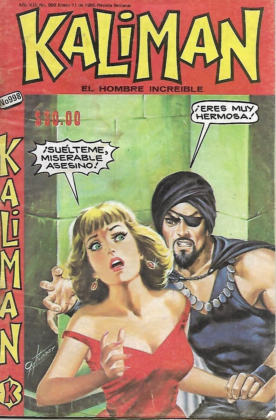 Kaliman El Hombre Increible #998 - Enero 11, 1985 - Mexico
