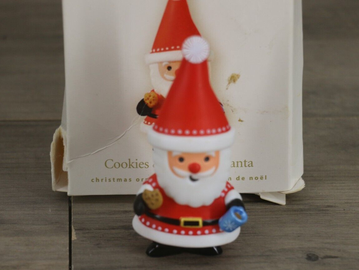 Hallmark Keepsake Ornament Vintage 2008 Cookies & Cocoa Santa Christmas Tree