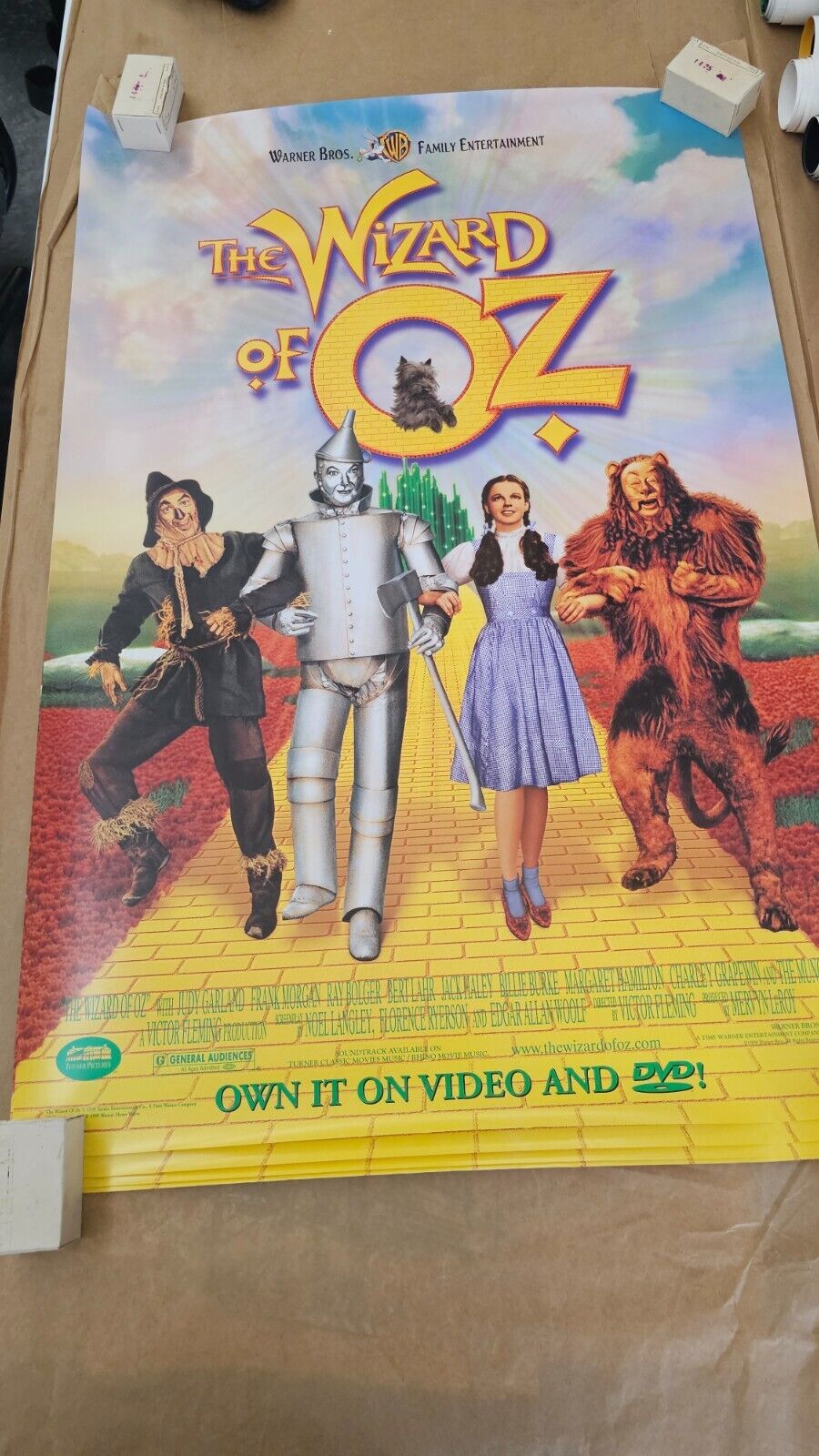 The Wizard of Oz DVD promotional movie poster