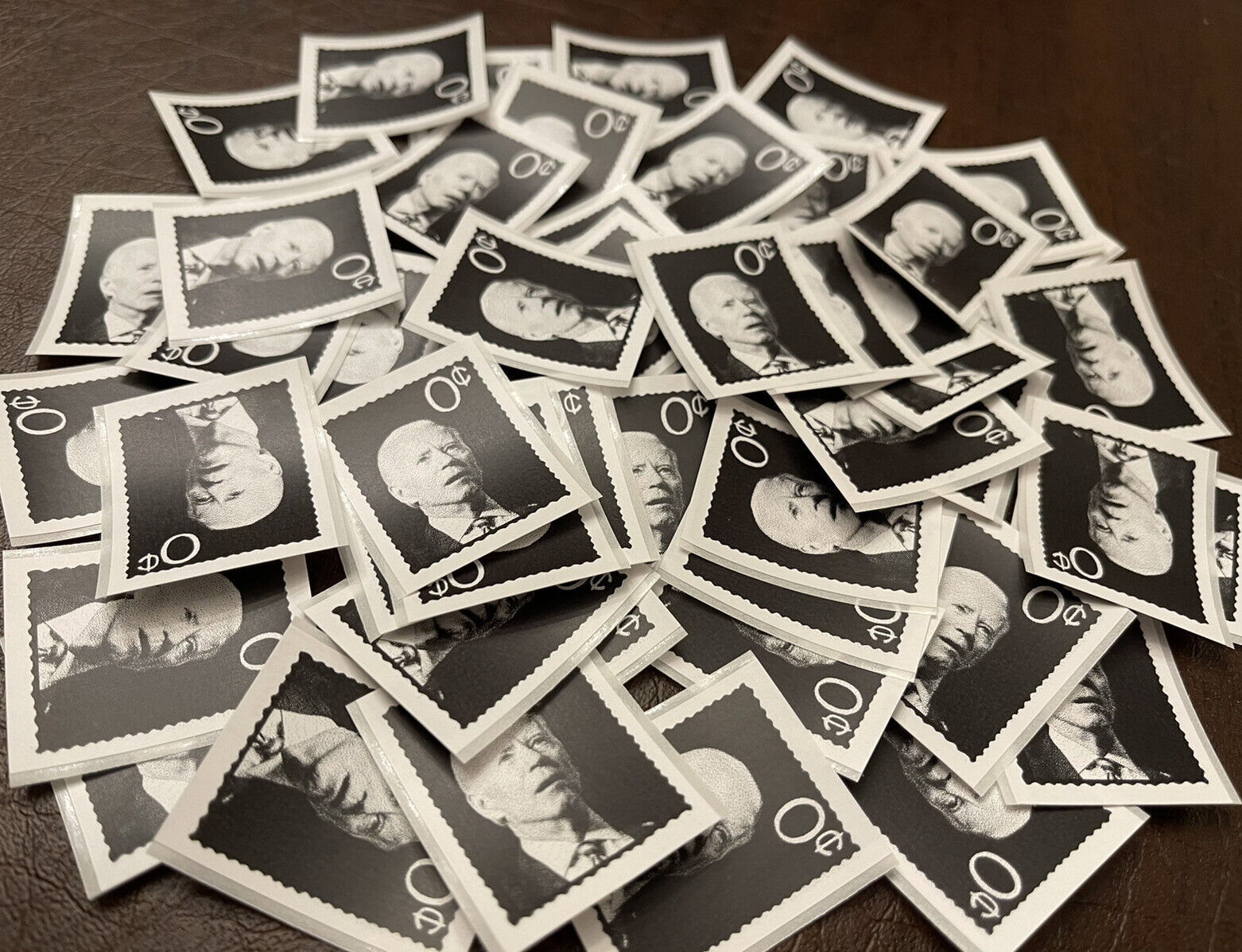 Joe Biden Stamps “Zero Cent” Stickers (50 Stickers) FJB LGB Lets Go Brandon