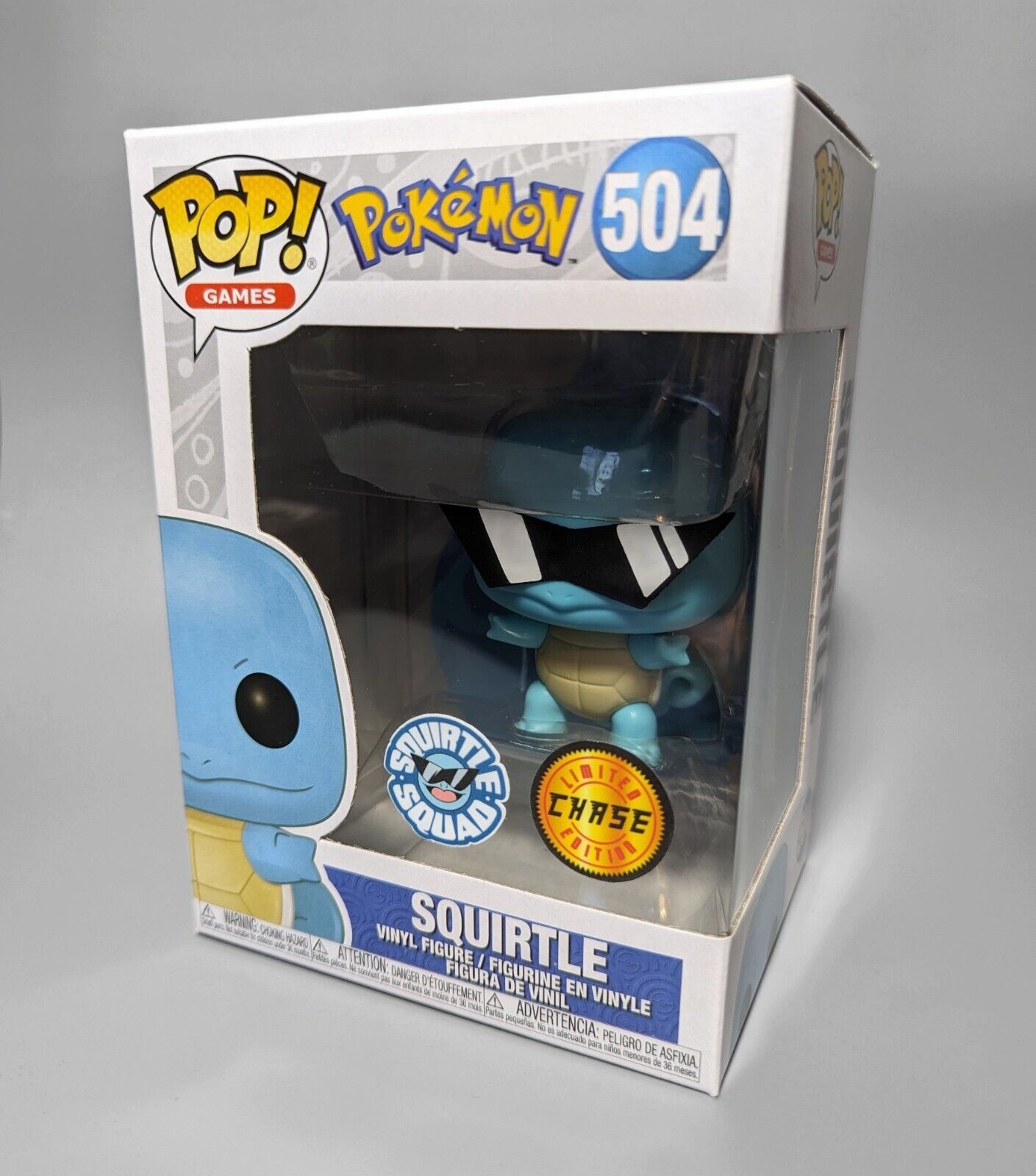 Custom Funko Pop Games Pokemon Squirtle #504 