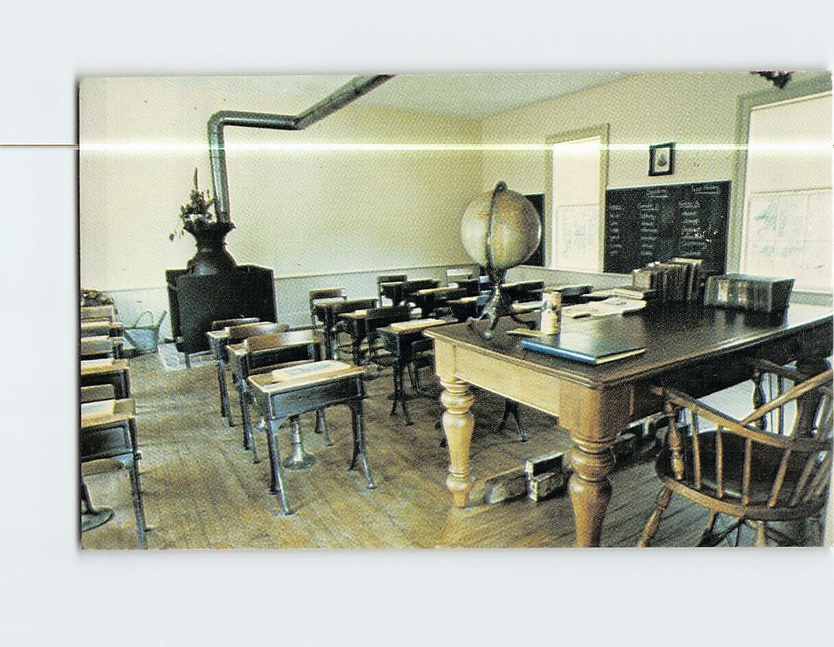 Postcard Room in Pike School Massachusetts USA