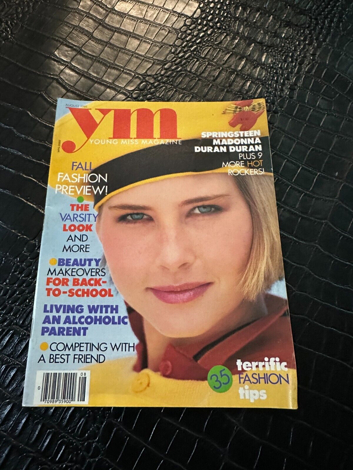 AUGUST 1985 YOUNG MISS vintage teen magazine MADONNA - DURAN DURAN