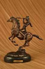 Handcrafted bronze sculpture SALE On Chief Warrior Indian Home Decoration DEAL picture