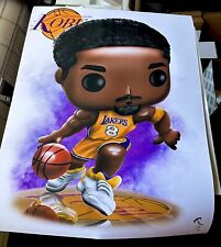 Kobe Bryant Legends Never Die Los Angeles Lakers 19x24 funko Style POSTER picture