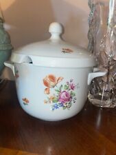 VINTAGE KAHLA GERMANY SOUP TUREEN DRESDEN FLOWERS PATTERN  picture