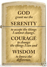 God Grant me the Serenity Prayer Solid Brass Zippo Lighter New picture