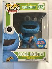 2015 Funko Pop Cookie Monster # 02 Vaulted Free Protector New York Comic Con Mib picture