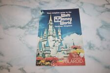 Vintage 1979 Disney World Vacation Kingdom Guide Compliments of Polaroid picture