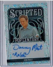 2024 LEAF POP CENTURY DON MOST AUTO 3/10 SILVER SHIMMER AUTOGRAPH SCRIPTED picture