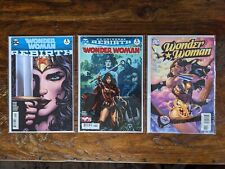 Lot of 3 Wonder Woman Comics: 2006 #1, REBIRTH #1, 2016 #1 - All NM picture