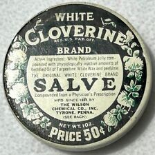 Vintage White Cloverine Salve 2.5