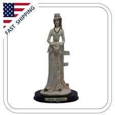 Artmark Marlo Collection Vintage Figurine Victorian Lady Fence picture