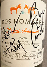 Breaking Bad Bryan Cranston Signed & Aaron Paul Signed Dos Hombres Bottle  picture