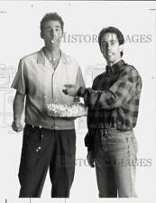 1990 Press Photo Jerry Seinfeld & Michael Richards, Stars of 