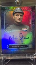 2016 Topps Masterwork - General Veers (Julian Glover) Rainbow Foil On-Card Auto picture