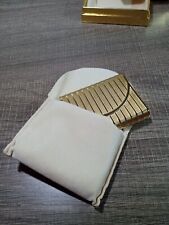Vintage Estee Lauder Golden Envelope Pressed Powder Compact NIB Blush Nude picture
