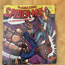 The Amazing Spiderman The Abominable Showman Record Marvel  33 1/2 RPM 7” Sealed picture