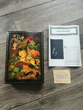 Russian Lacquer Artist Retired In 1970’s-USSR With Papers And Certificate picture