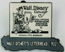Disney Pin 5120 WDW 100 Years of Magic Countdown #1 1922 Walt's Letterhead LE picture