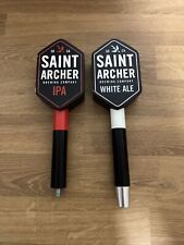 Saint Archer Brewing Company Beer Taps Handle IPA Blonde Pale Ale 2 Pieces picture
