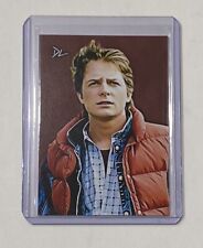 Marty McFly Limited Edition Artist Signed “Back To The Future” Trading Card 2/10 picture