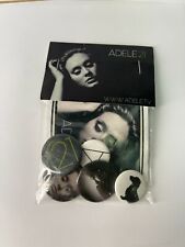 Adele 21 pin and stickers set  NEW COLLECTABLE ITEM OFFICIAL MERCHANDISE  picture