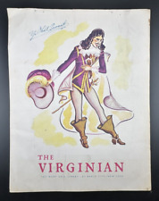 VINTAGE THE VIRGINIAN RESTAURANT MENU - 102 WEST 50TH STREET NEW YORK CITY, NY picture