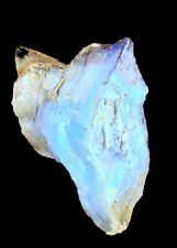 Natural Opal Stone. Bluish white & yellow,  UV reactive 2.6lb . Certified . picture