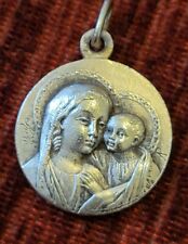 Madonna & Baby Jesus Vintage & New Medal Catholic France Karo Penin F. Lasserre  picture