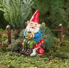 Miniature Fairy Garden Soren, The Caffeinated Gnome Stake - Buy 3 Save $5 picture
