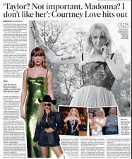 Courtney Love Madonna Taylor Swift Beyonce Kurt Cobain Newspaper Clipping 2024 picture