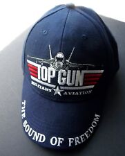 TOP GUN BASEBALL CAP NAVAL AVIATION USN NAVY EMBROIDERED TOM CRUISE MAVERICK picture