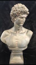 Vintage Michelangelo's David Bust Statue 22