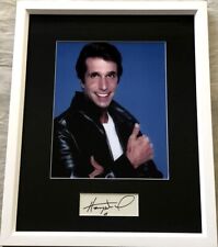 Henry Winkler autograph signed autographed framed Happy Days 8x10 Fonz photo COA picture