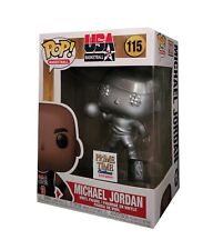 🔥Exclusive Michael Jordan USA Funko #115 Metallic Diamond PrimeTime Customs  picture