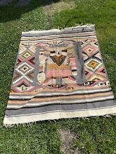 Antique Mexican Wool Rug picture