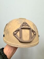 Genuine US Special Force MSA High Cut Combat Helmet Three Holes - Size Large picture