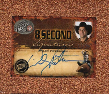 2009 Press Pass 8 Second PBR Rodeo Wiley Petersen Autograph Card picture