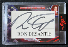 Ron DeSantis 2023 Leaf Presidential Candidates Cut Signature Edition Auto #/321 picture